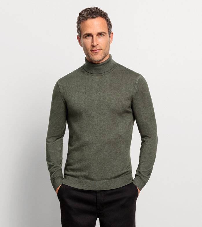 Oblymp Casual Strick, Pullover, Dunkelgrün Meist gekauft