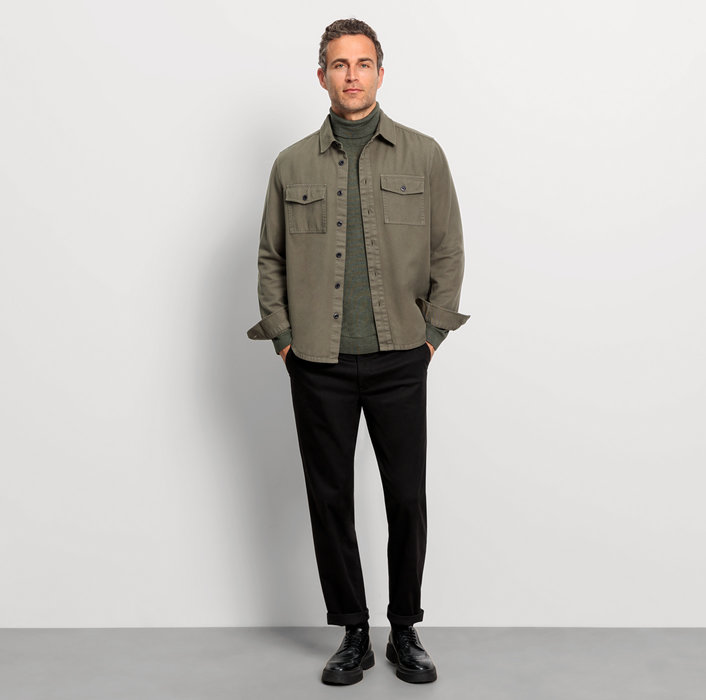 Oblymp Casual Strick, Pullover, Dunkelgrün Meist gekauft