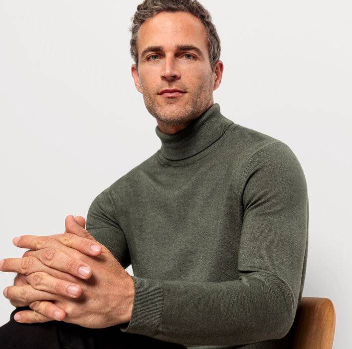 Oblymp Casual Strick, Pullover, Dunkelgrün Meist gekauft