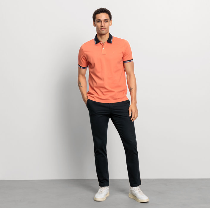 Oblymp Casual Wirk, Polo, Ziegelrot Flash Sale