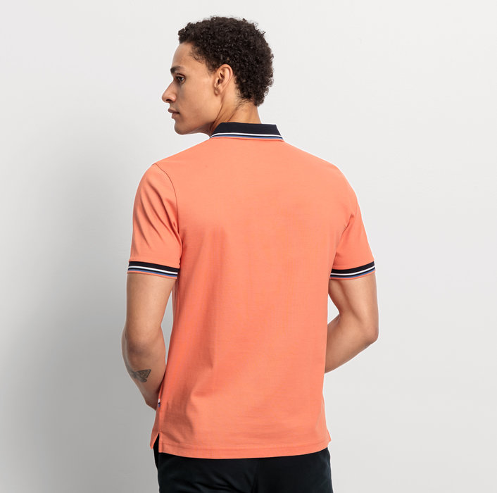 Oblymp Casual Wirk, Polo, Ziegelrot Flash Sale