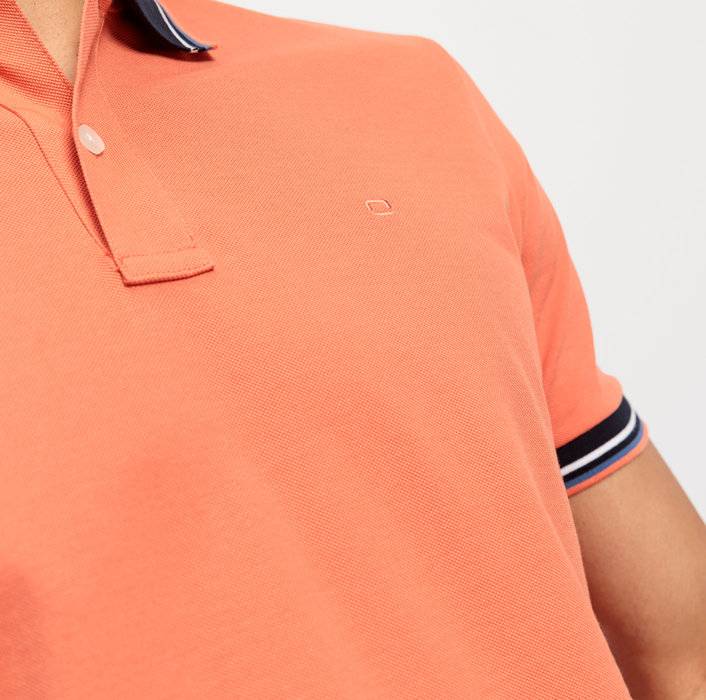 Oblymp Casual Wirk, Polo, Ziegelrot Flash Sale