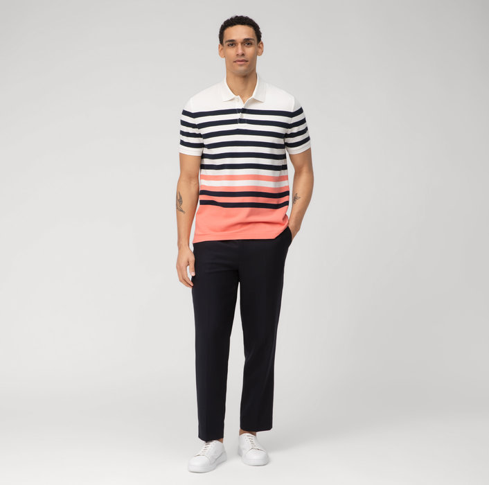 Oblymp Casual Wirk, Polo, Weiß Valentinstagsangebot