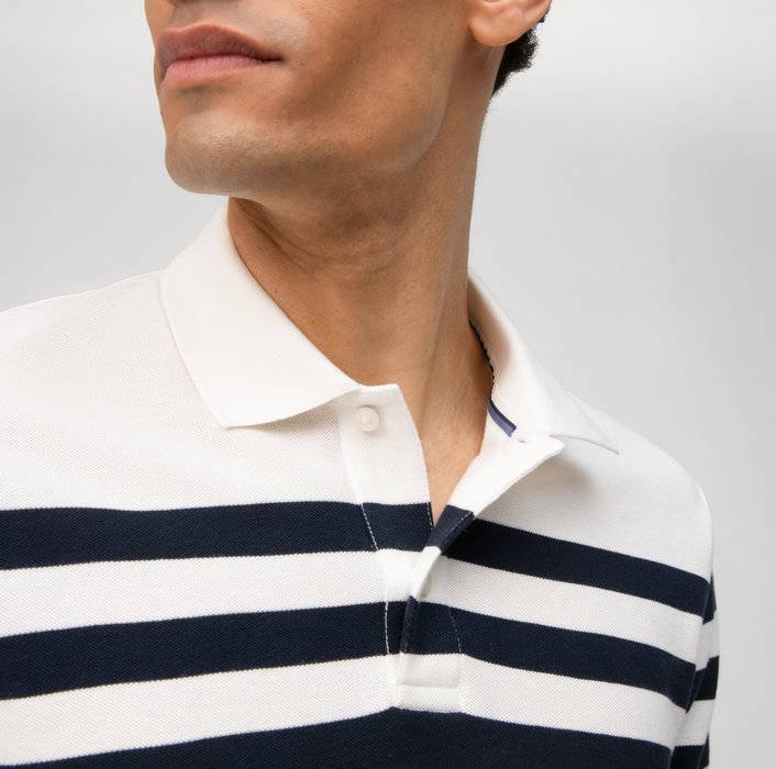 Oblymp Casual Wirk, Polo, Weiß Valentinstagsangebot