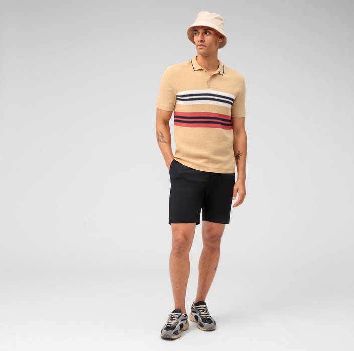 Oblymp Casual Strick, Polo, Hellbeige Blitzangebot