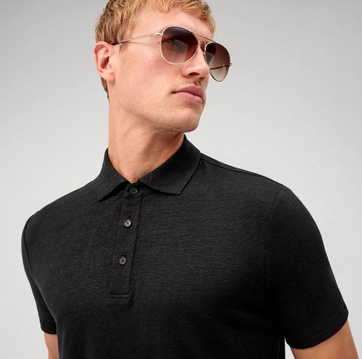 Oblymp Casual Wirk, Polo, Schwarz Sonderangebote