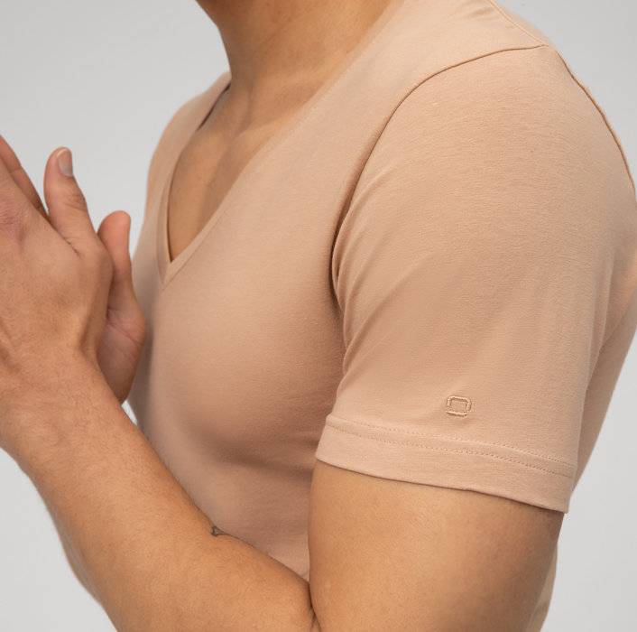 Oblymp Level Five Unterzieh-T-Shirt, body fit, Caramel Wochenangebot