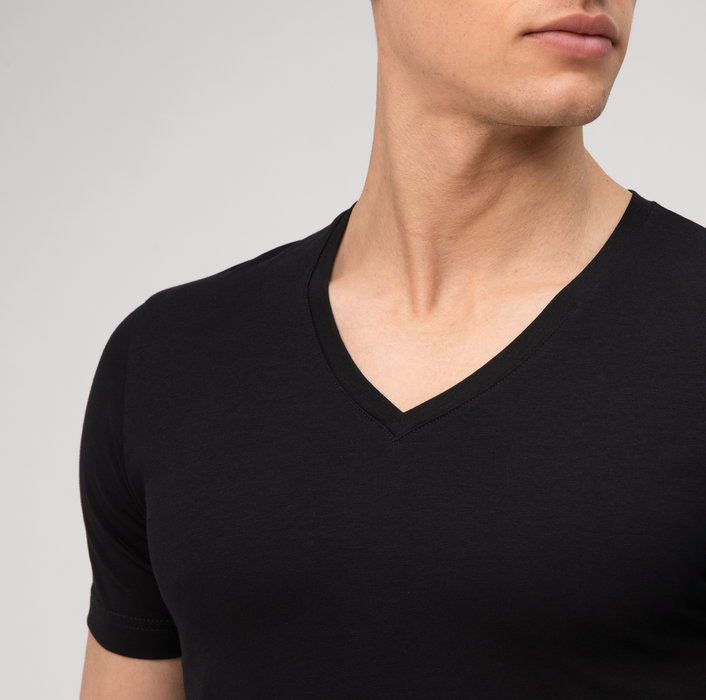 Oblymp Level Five Unterzieh-T-Shirt, body fit, Schwarz Letzter Tag