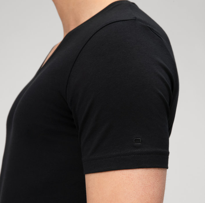 Oblymp Level Five Unterzieh-T-Shirt, body fit, Schwarz Letzter Tag