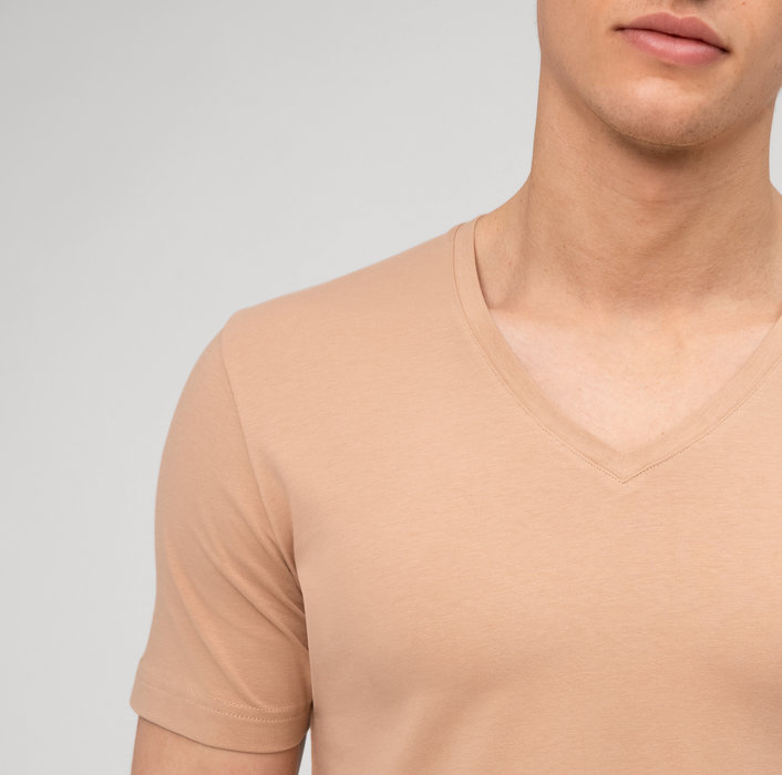 Oblymp Level Five Unterzieh-T-Shirt, body fit, Caramel Zeitbegrenzte Promotion
