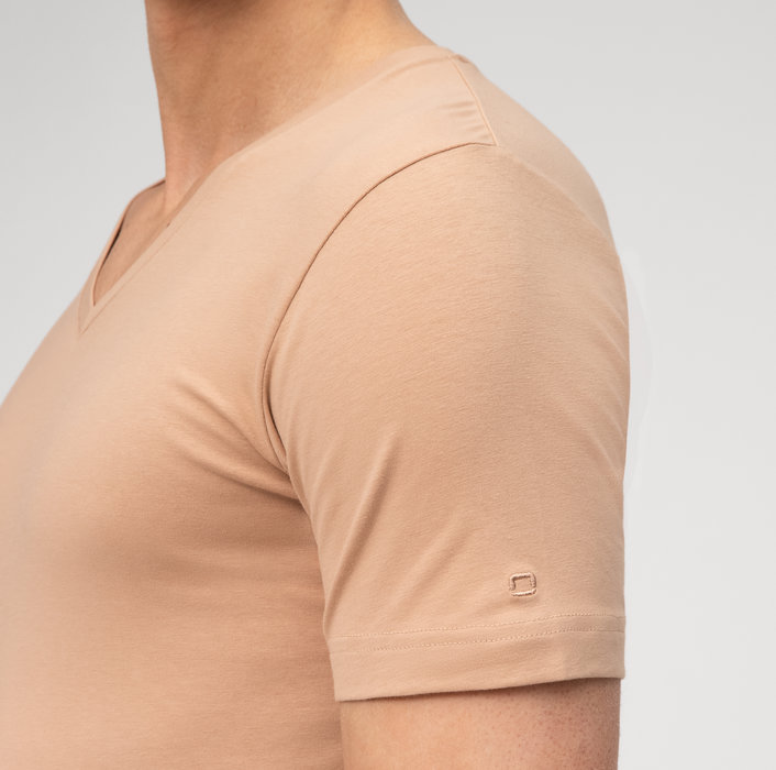 Oblymp Level Five Unterzieh-T-Shirt, body fit, Caramel Zeitbegrenzte Promotion