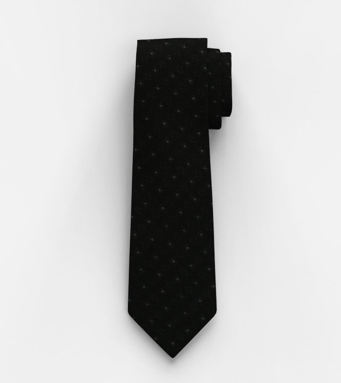 Oblymp SIGNATURE Krawatte, regular 7,5 cm, Schwarz Discount Store für neue Produkte