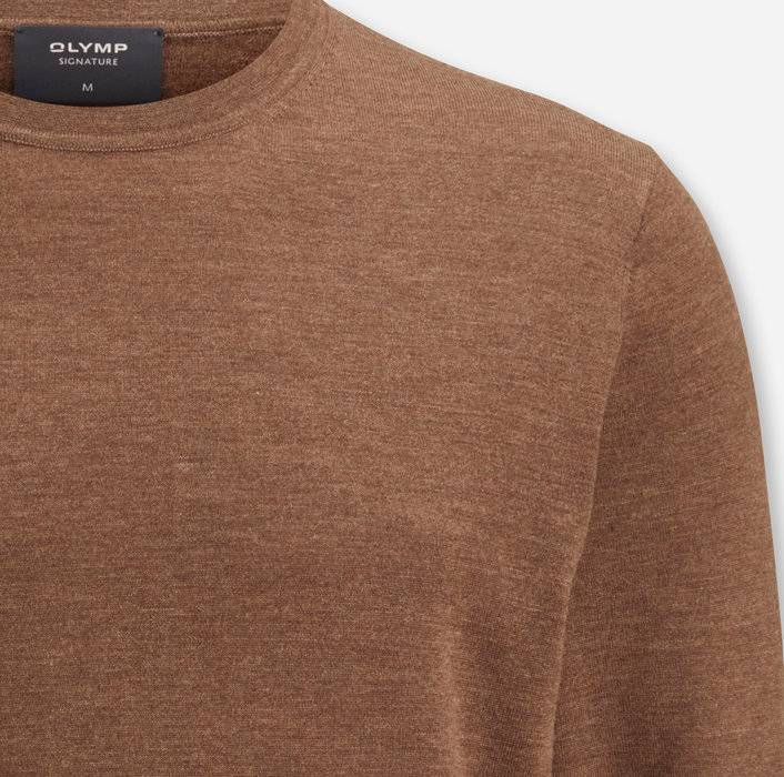Oblymp SIGNATURE Strick, Pullover, Nougat Blitzverkäufe