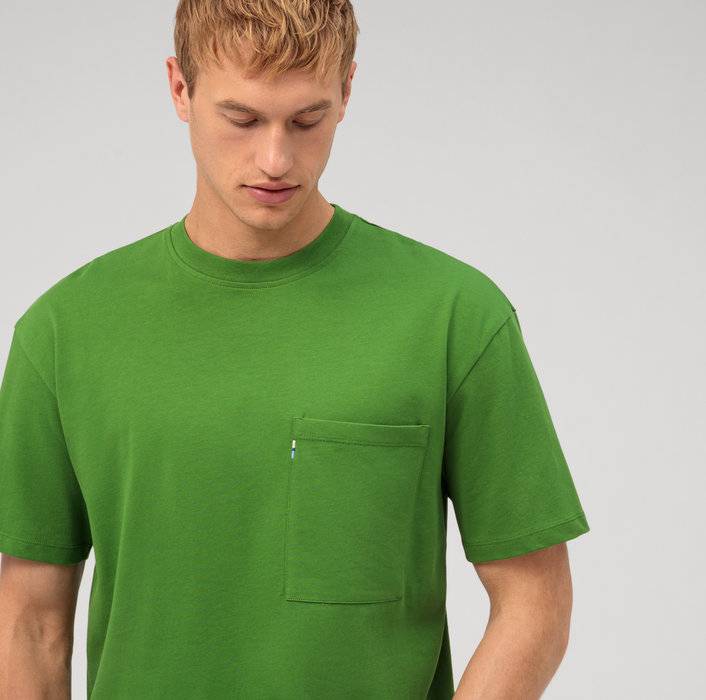 Oblymp Casual Wirk, T-Shirt, relaxed fit, Grün Kostenloser Versand