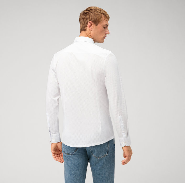 Oblymp Level Five 24/Seven, Businesshemd, body fit, Kent, Bleu Günstig kaufen