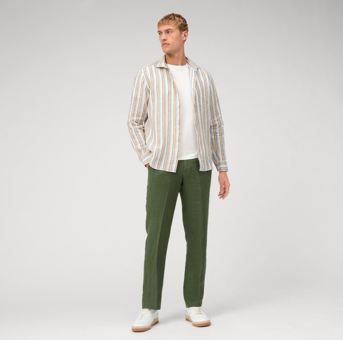 Oblymp Casual, Freizeithemd, regular fit, Kent, Grau-Grün Versandkostenfrei