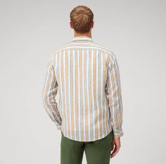 Oblymp Casual, Freizeithemd, regular fit, Kent, Grau-Grün Versandkostenfrei