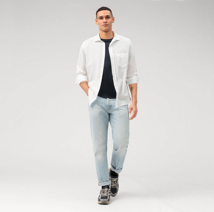 Oblymp Casual, Freizeithemd, regular fit, Kent, Ecru Flash Sale