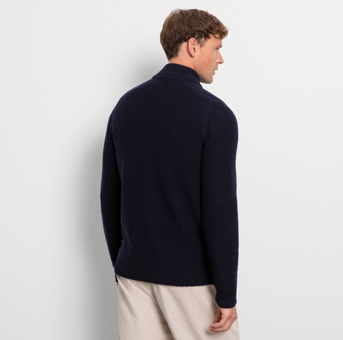 Oblymp Casual Strick, Strickjacke, Marine zollfrei