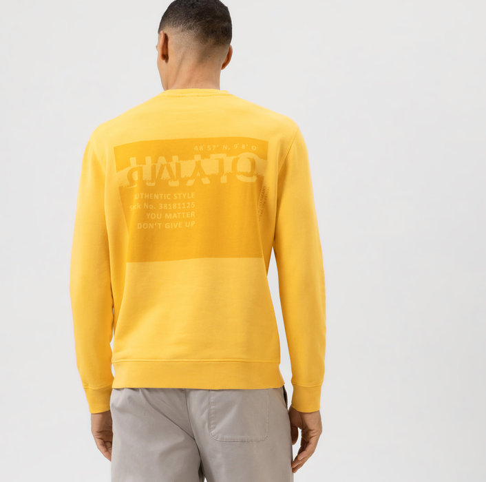 Oblymp Sweat, Sweatshirt, modern fit, Gelb Sonderangebot