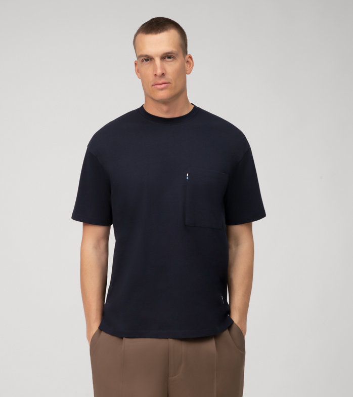 Oblymp Casual Wirk, T-Shirt, relaxed fit, Marine Cyber Monday