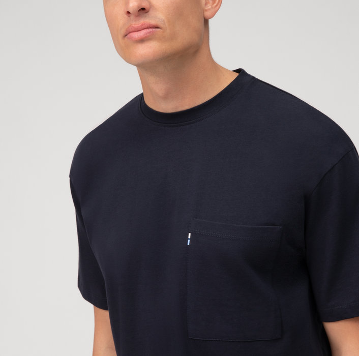 Oblymp Casual Wirk, T-Shirt, relaxed fit, Marine Cyber Monday