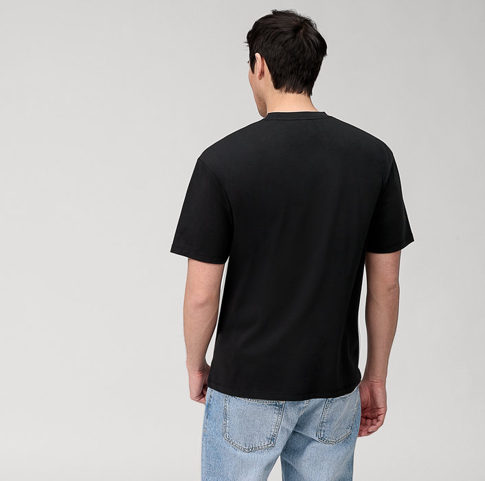 Oblymp Casual Wirk, T-Shirt, relaxed fit, Schwarz Osterangebot