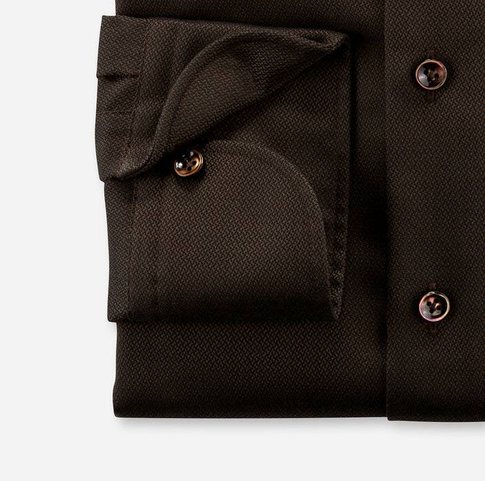 Oblymp SIGNATURE, Businesshemd, tailored fit, SIGNATURE Kent, Braun Letzte 3 Tage