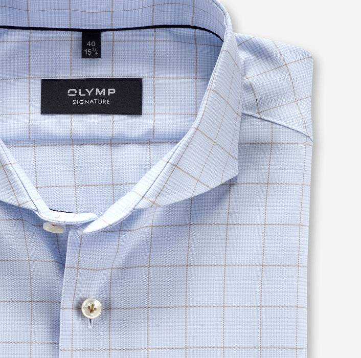 Oblymp SIGNATURE, Businesshemd, tailored fit, SIGNATURE Hai, Hellblau Letzte 2 Tage
