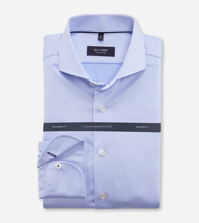 Oblymp SIGNATURE, Businesshemd, tailored fit, SIGNATURE Hai, Hellblau Begrenztes Angebot