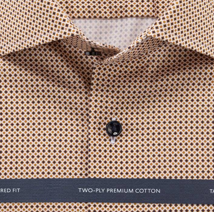 Oblymp SIGNATURE, Businesshemd, tailored fit, SIGNATURE Kent, Caramel Preisnachlass