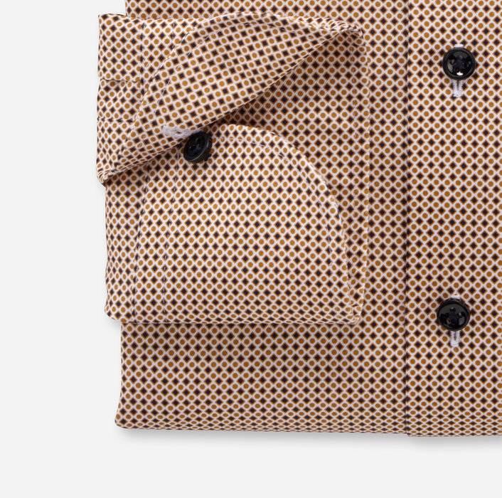 Oblymp SIGNATURE, Businesshemd, tailored fit, SIGNATURE Kent, Caramel Preisnachlass