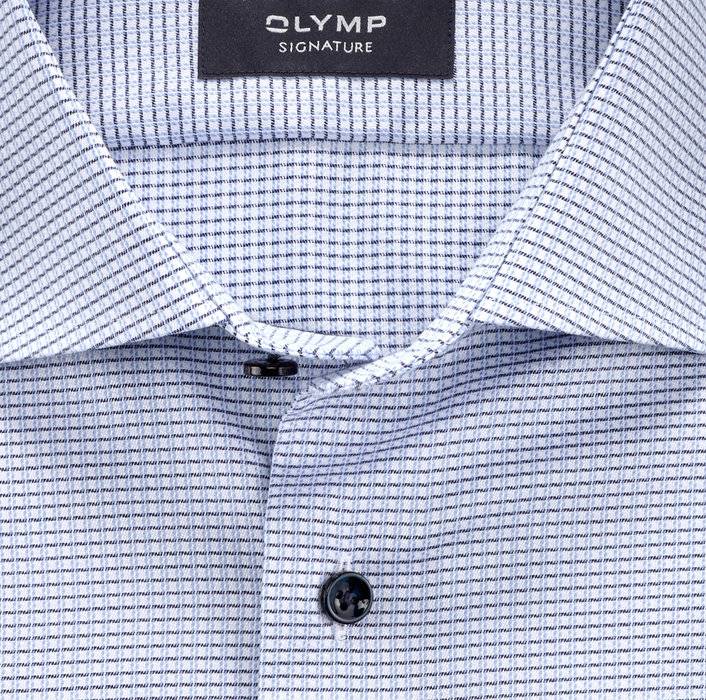 Oblymp SIGNATURE, Businesshemd, tailored fit, SIGNATURE Kent, Bleu Muttertagsangebot