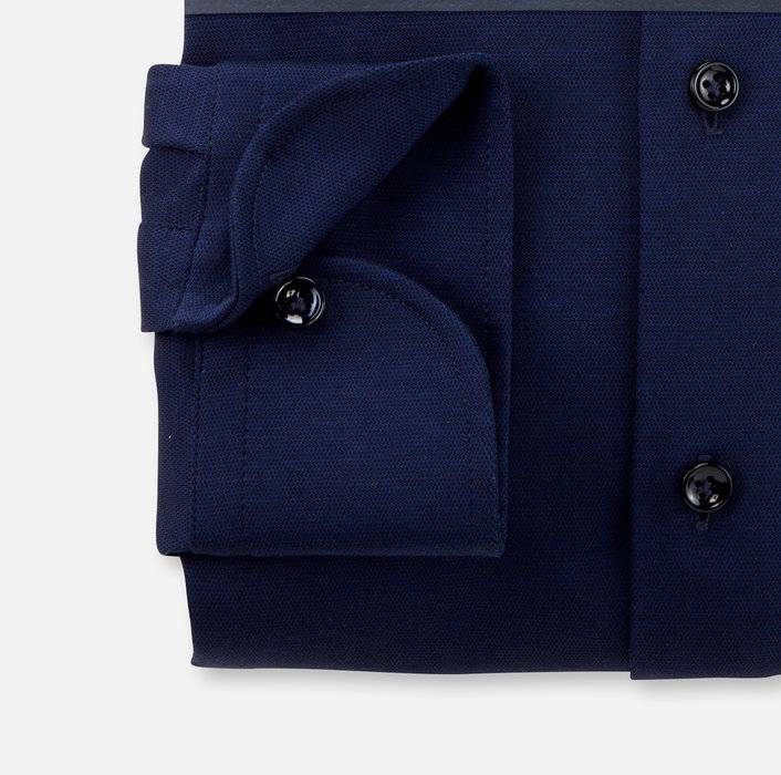 Oblymp SIGNATURE, Businesshemd, tailored fit, SIGNATURE Kent, Nachtblau Vatertagsangebot