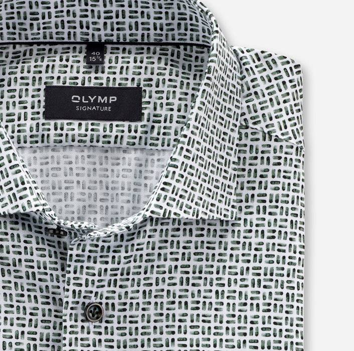 Oblymp SIGNATURE, Businesshemd, tailored fit, SIGNATURE Kent, Hellgrün Jubiläumsangebot