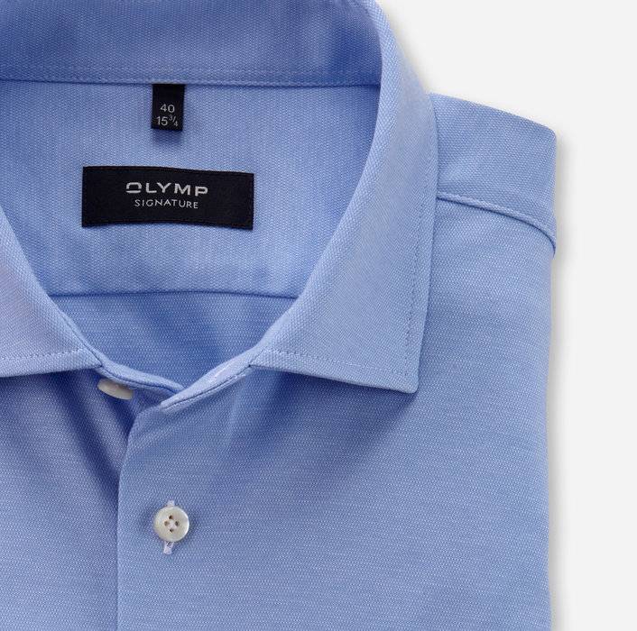 Oblymp SIGNATURE, Businesshemd, tailored fit, SIGNATURE Kent, Bleu Online Outlet
