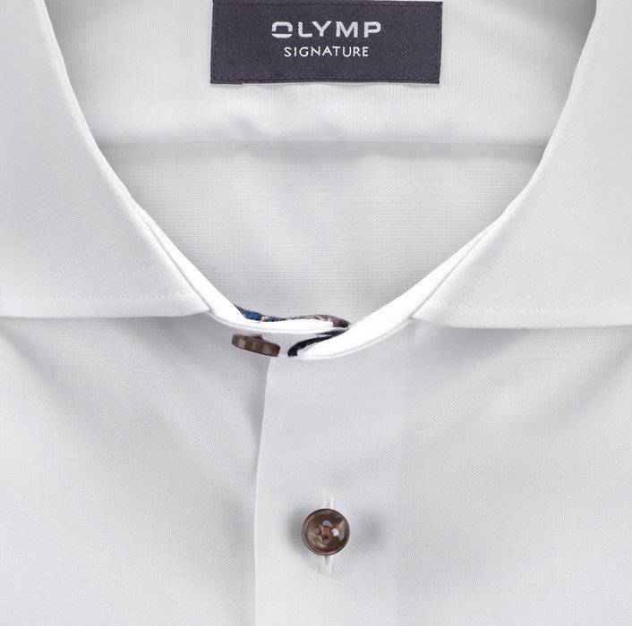 Oblymp SIGNATURE, Businesshemd, tailored fit, SIGNATURE Kent, Weiß Zeitlich begrenztes Angebot