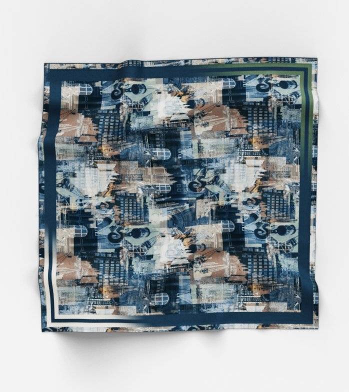 Oblymp SIGNATURE Bandana, 60x60 cm, Nachtblau Exklusive Angebote