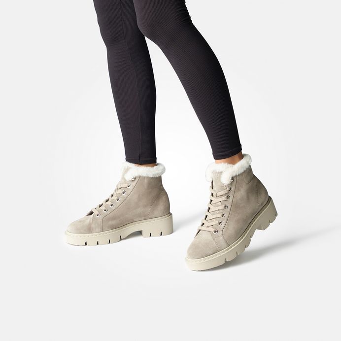 Paul Green Schnürbootie mit Wechselfußbett und Warmfutter 8107-014 Verkauf
