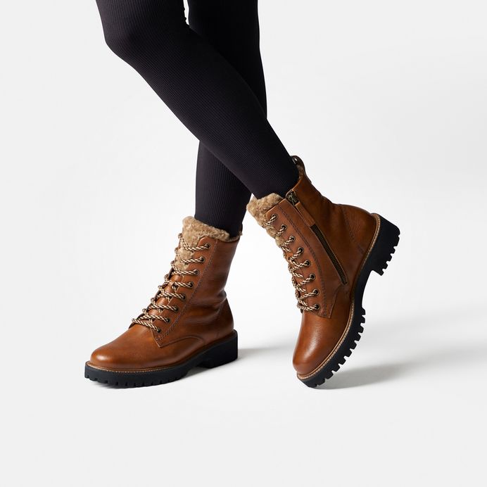 Paul Green Schnürbootie mit Warmfutter 8175-006 Zeitbegrenzte Promotion