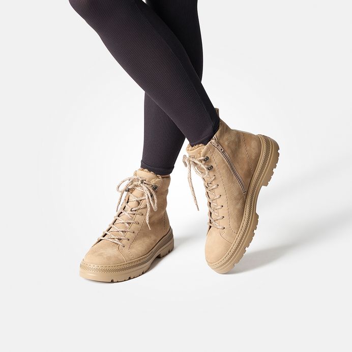 Paul Green SUPER SOFT Schnürstiefelette mit Warmfutter 5287-004 Flash Sale