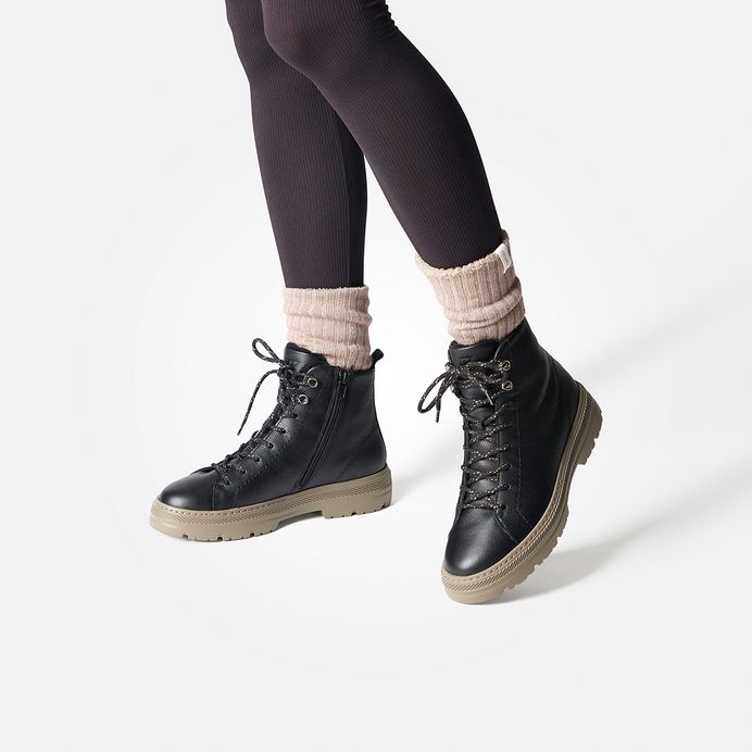 Paul Green SUPER SOFT Schnürstiefelette mit Warmfutter 5287-014 Lagerräumung