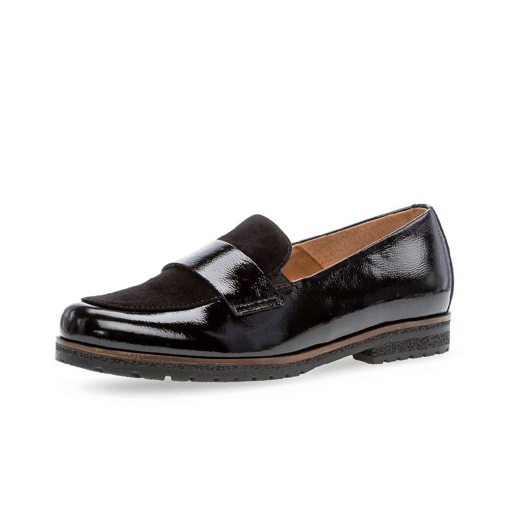 Pius Gabor Slipper schwarz Letzte 3 Tage