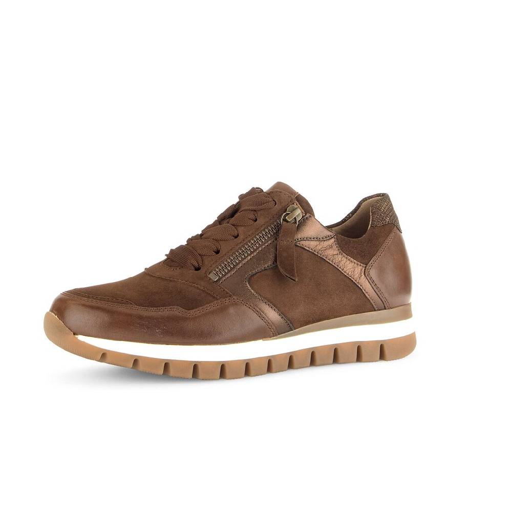 Pius Gabor Sneaker low braun Sonderangebot der Fabrik