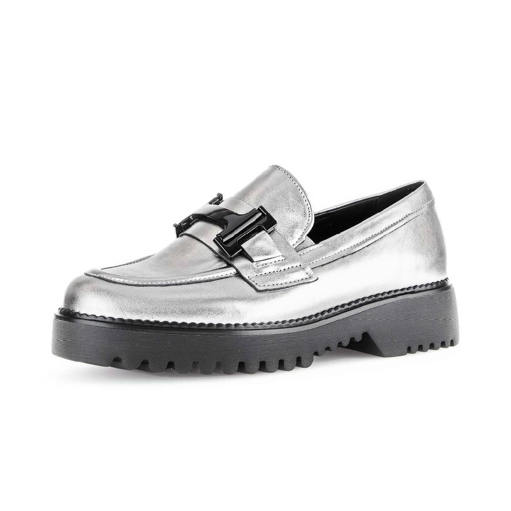 Pius Gabor Loafer silber Begrenzt auf 3 Tage