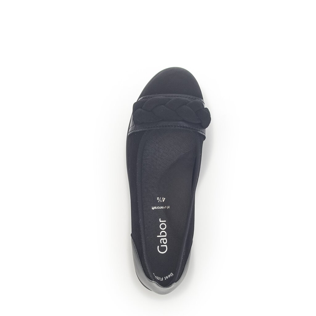 Pius Gabor Sportliche Ballerina schwarz Bis zu 60% Rabatt