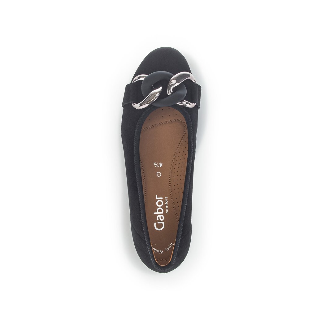 Pius Gabor Sportliche Ballerina schwarz 50% Rabatt mit kostenlosem Versand