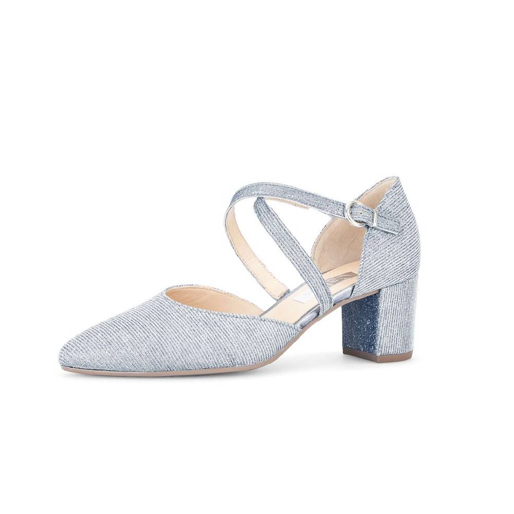 Pius Gabor Spangenpumps blau Flash Sale