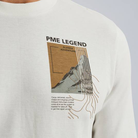 Pme Legend Sweatshirt mit Artwork Im Verkauf
