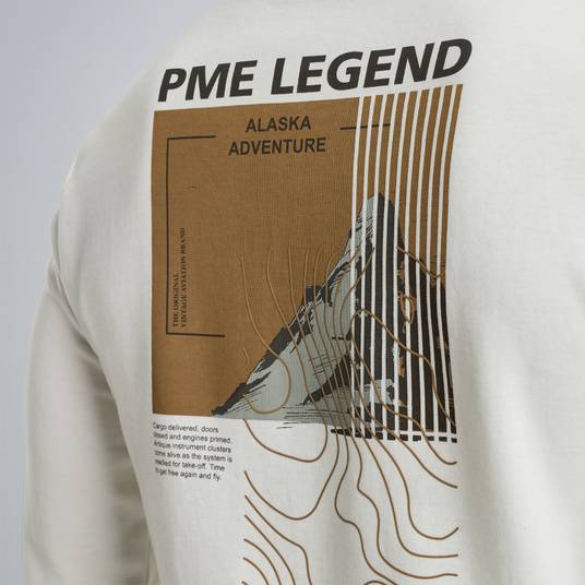 Pme Legend Sweatshirt mit Artwork Im Verkauf